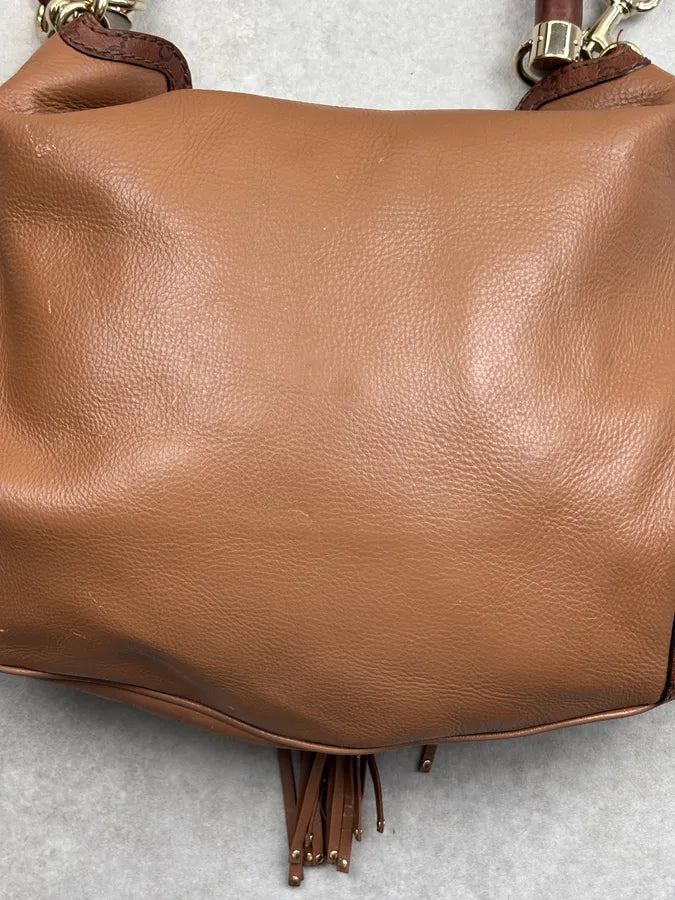 SS2008 Gucci Brown Leather Indy Handle Bag by Frida Giannini kPothSi 14