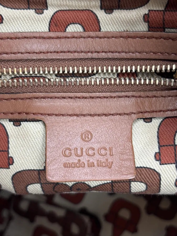 SS2008 Gucci Brown Leather Indy Handle Bag by Frida Giannini kPothSi 16