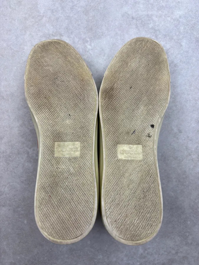 Gucci Brown Monogram Classy Leather Shoes ufeRDME 7