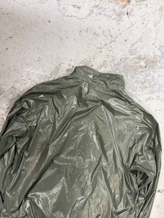 SS2006 Gucci Green Nylon Zip Windbreaker Jacket by Frida Giannini rHVokTZ 5