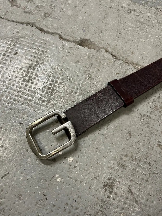 Gucci Brown Signature Leather G Belt (OS) yaqbufx 2