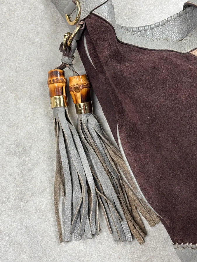 AW2009 Gucci Brown Suede New Jackie Hobo Bag by Frida Giannini UGiVnhJ 5