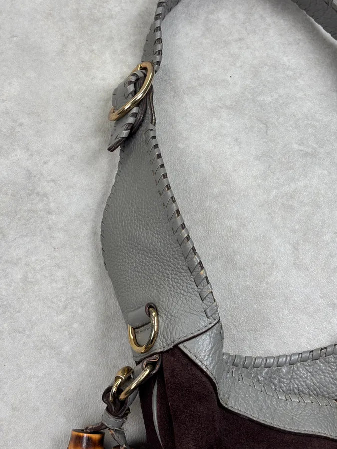AW2009 Gucci Brown Suede New Jackie Hobo Bag by Frida Giannini UGiVnhJ 7