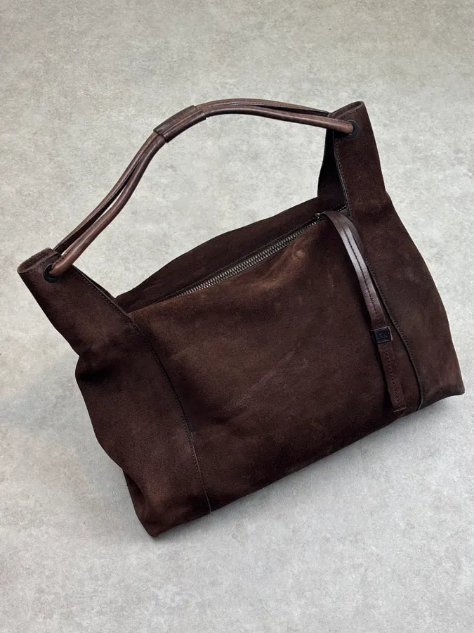 SS1999 Gucci Brown Suede Shoulder Bag by Tom Ford HZeihhV 1