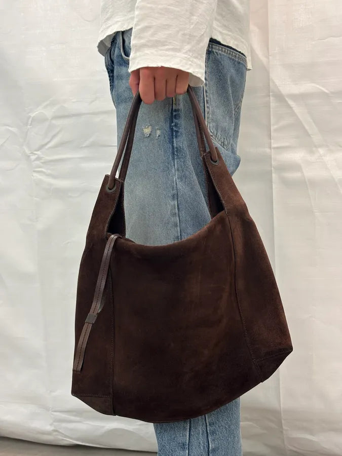 SS1999 Gucci Brown Suede Shoulder Bag by Tom Ford HZeihhV 2