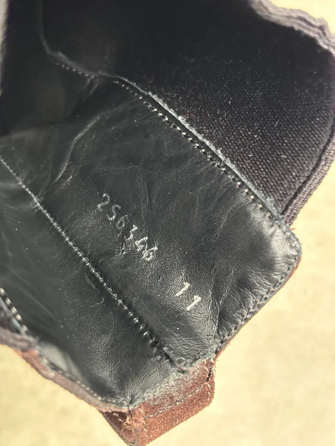 Gucci Brown  Suede Contrast Panel Classy Chelsea Boots jQdBNTA 13