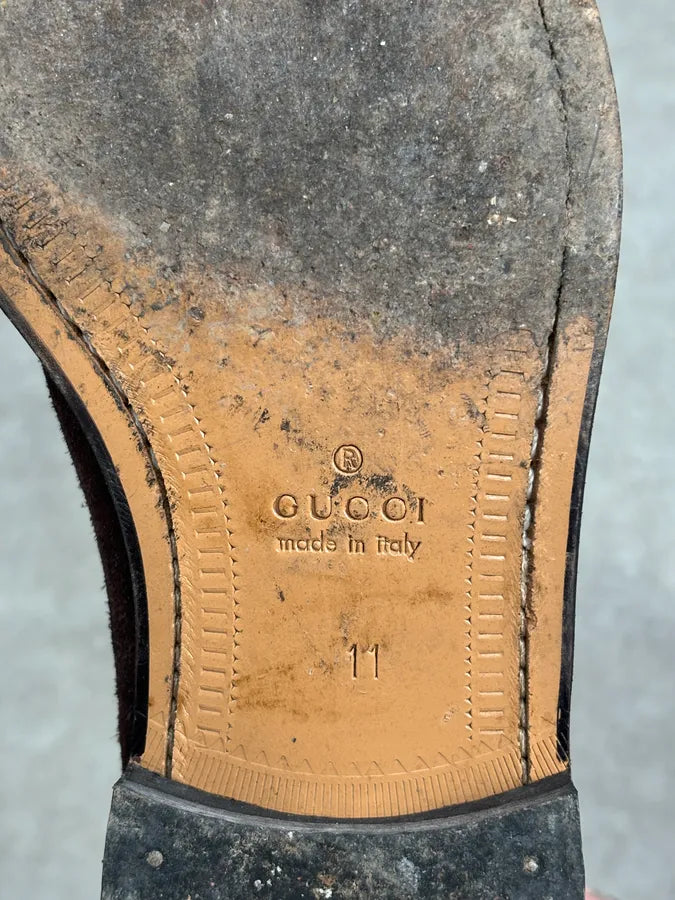 Gucci Brown  Suede Contrast Panel Classy Chelsea Boots jQdBNTA 11