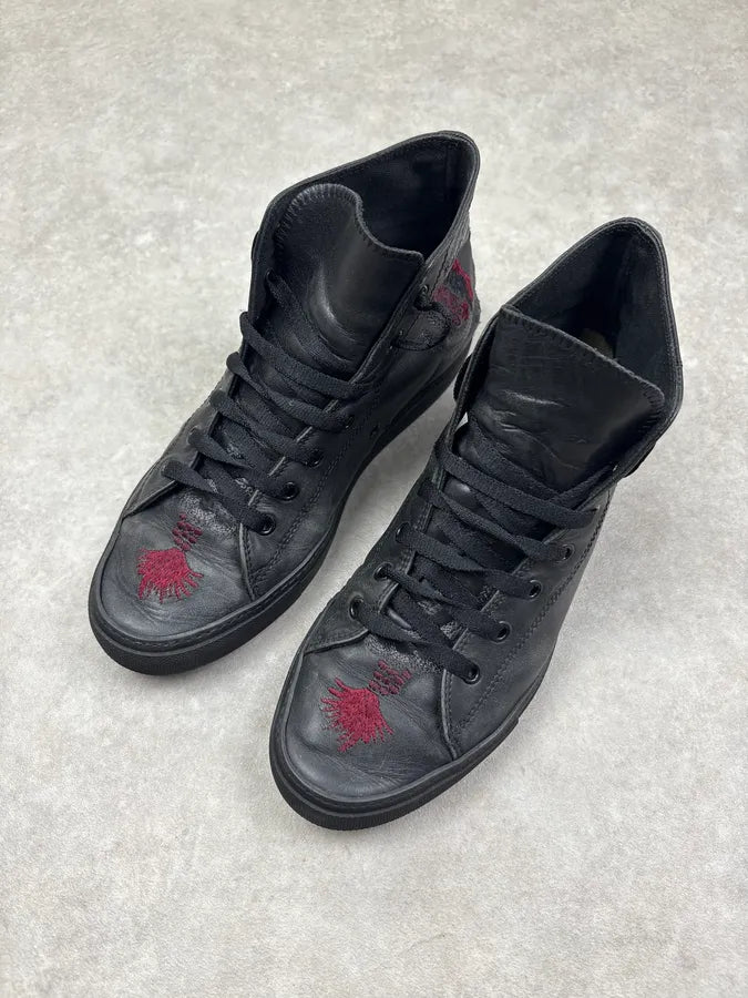 SS2001 Gucci Dragon Black High Sneakers by Tom Ford gGIEwqh 2