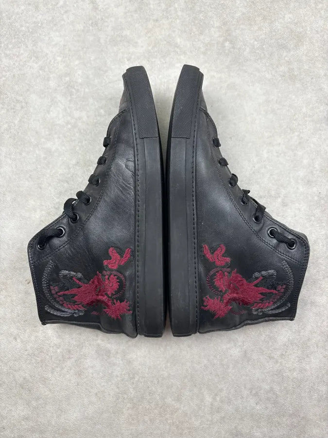 SS2001 Gucci Dragon Black High Sneakers by Tom Ford gGIEwqh 5