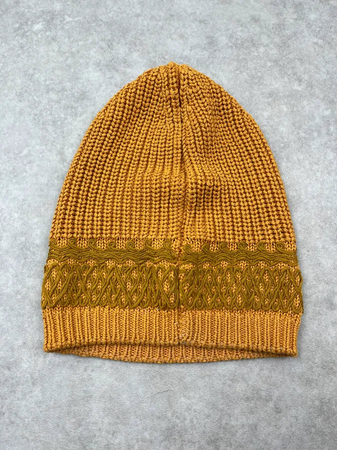 Gucci Cable Knit Yellow Mustard Beanie rDsyTnA 5