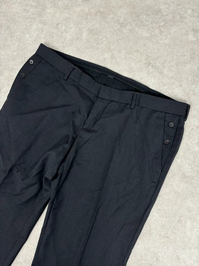 2000s Gucci Black Classy Tailored Pants aSQrEHs 4