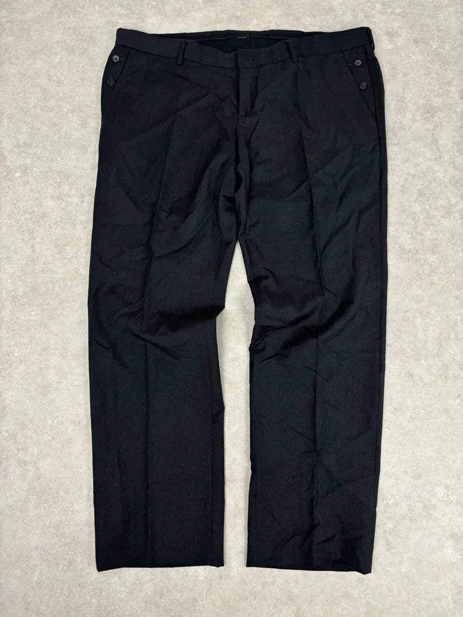 2000s Gucci Black Classy Tailored Pants aSQrEHs 3