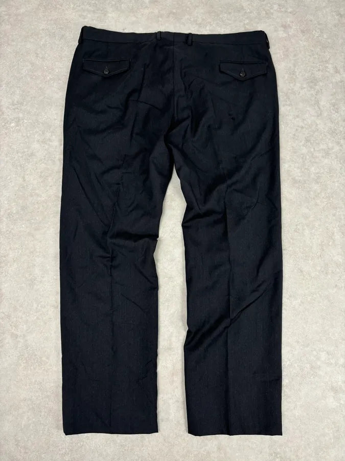 2000s Gucci Black Classy Tailored Pants aSQrEHs 5