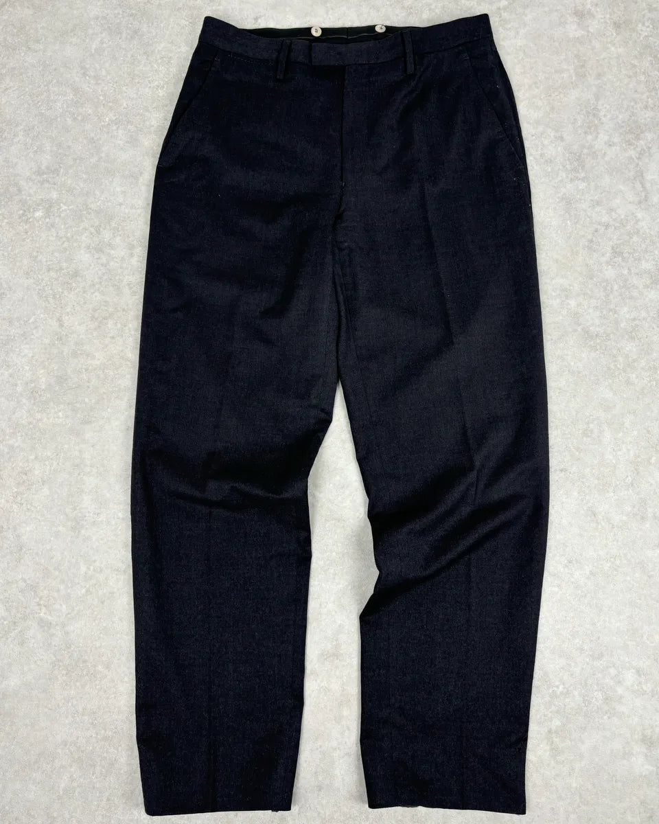 Gucci Classy Navy Wool Tailored Pants EGSgQDU 0