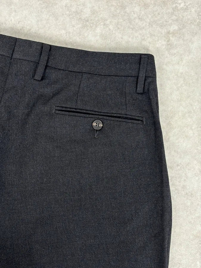 Gucci Classy Navy Wool Tailored Pants EGSgQDU 7