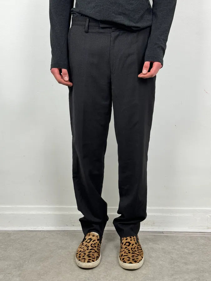 Gucci Classy Navy Wool Tailored Pants EGSgQDU 1