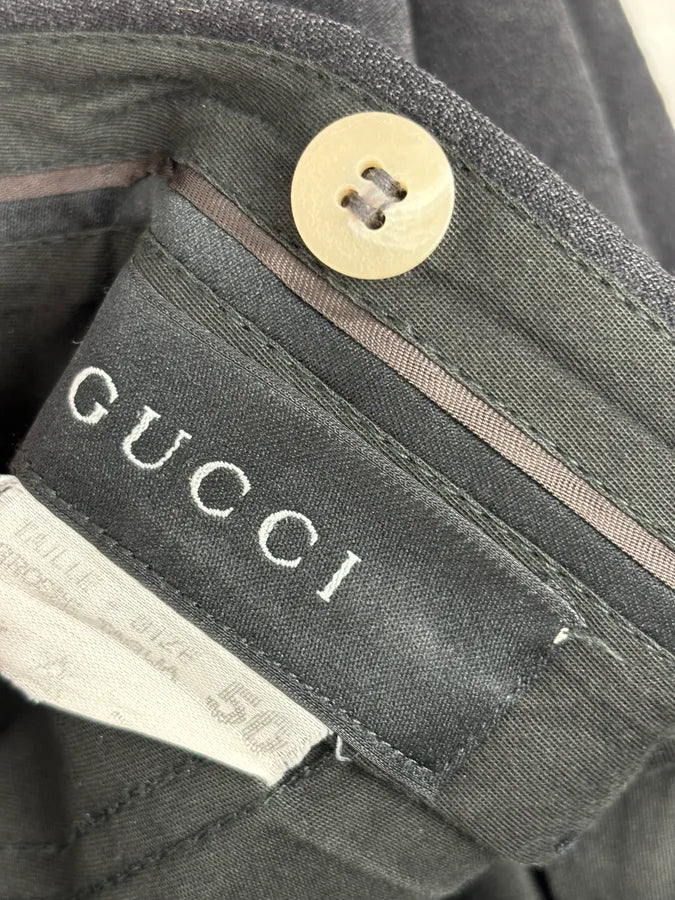 Gucci Classy Navy Wool Tailored Pants EGSgQDU 10