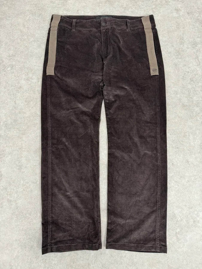 AW2002 Gucci Cozy Brown Velvet Pants by Tom Ford YxMNDaz 0
