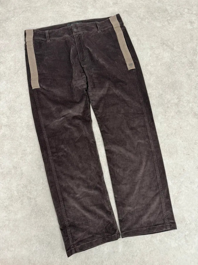 AW2002 Gucci Cozy Brown Velvet Pants by Tom Ford YxMNDaz 4