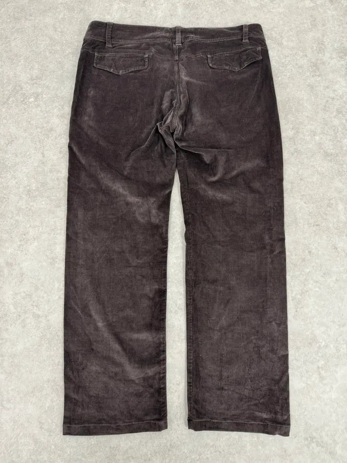 Gucci Cozy Brown Velvet Pants YxMNDaz 6
