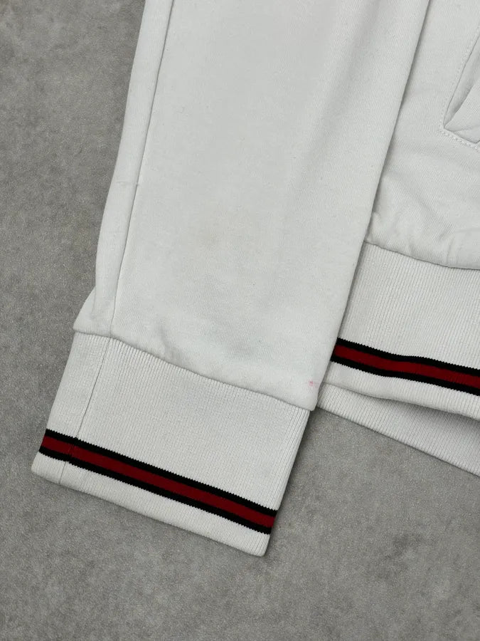SS2008 Gucci White Signature Zip-Up Sweater by Frida Giannini eLXAfdo 11