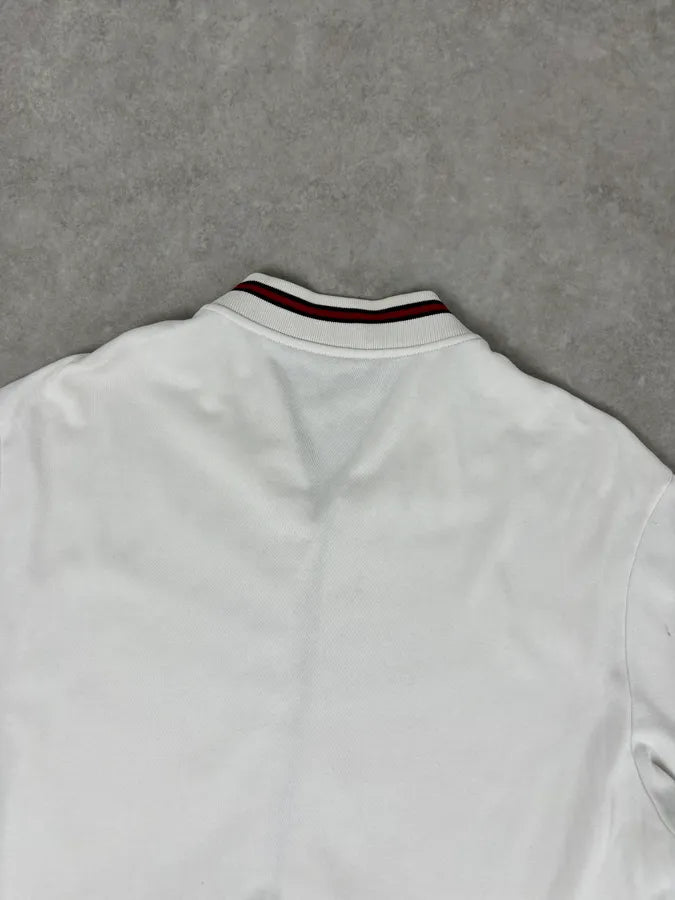 SS2008 Gucci White Signature Zip-Up Sweater by Frida Giannini eLXAfdo 5