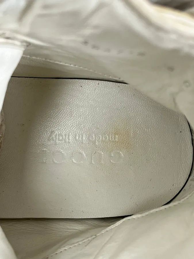 Gucci double G Cream Leather High-Top Sneakers JeAyaXd 11