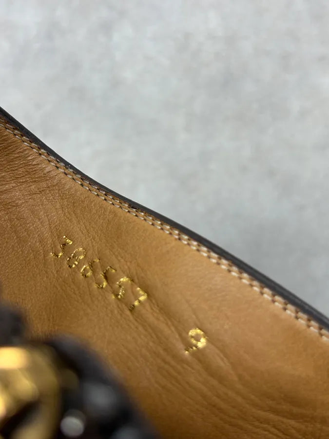 Gucci Dark Brown Ostrich Leather Chelsea Boots HRWPdDn 9