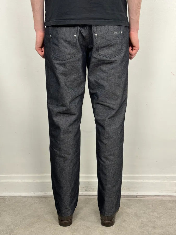 Gucci Dark Grey Classy Straight-Leg Denim Jeans jDpZDqj 3