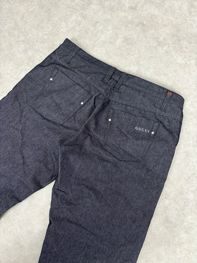Gucci Dark Grey Classy Straight-Leg Denim Jeans jDpZDqj 6