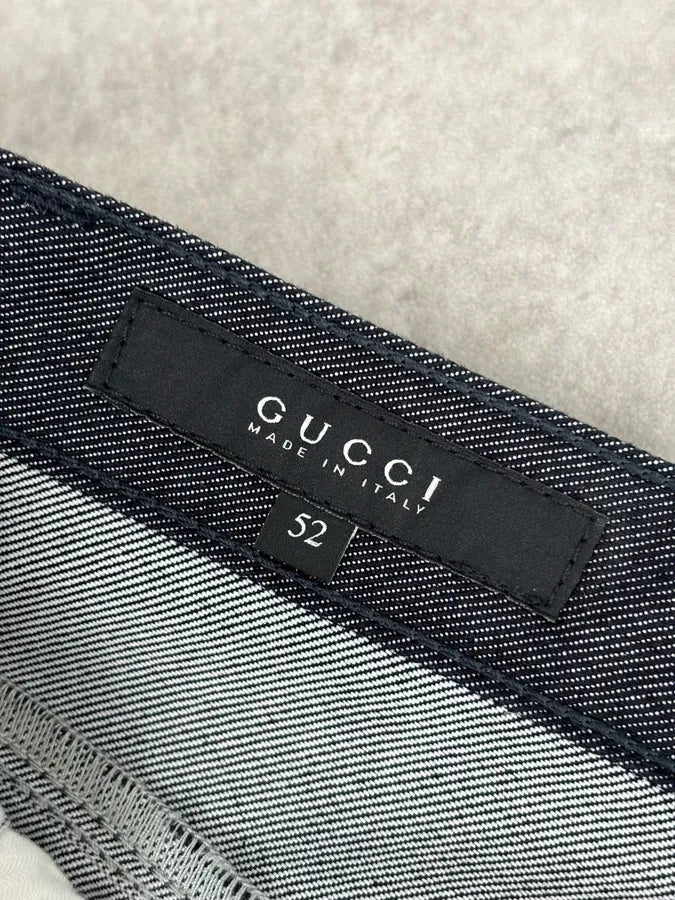 Gucci Dark Grey Classy Straight-Leg Denim Jeans jDpZDqj 10