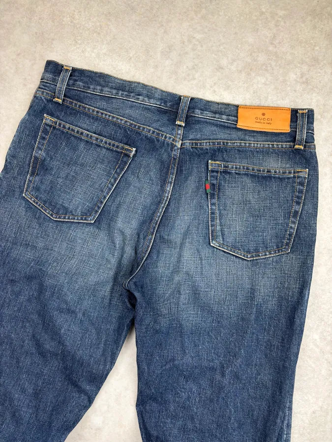 2000s Gucci Blue Regular Denim Jeans  ruiRRlT 6