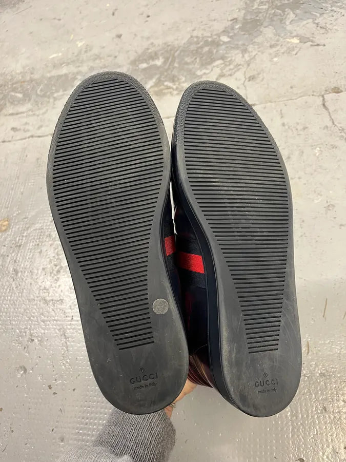 Gucci Eroded Red & Black Signature Shoes VJVTLUN 6