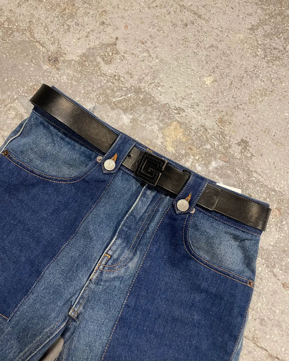 Gucci G Black Leather Belt (OS) 1
