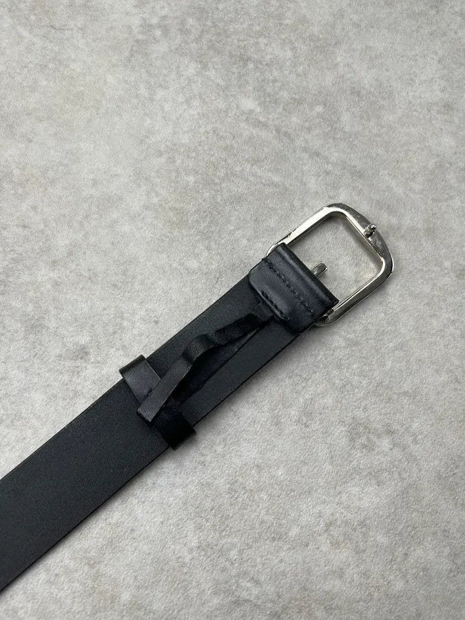 Gucci G-Buckle Black Leather Belt MOcDQHD 7