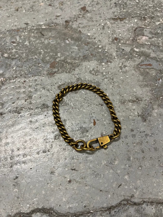 Gucci Gold Color Metal Chain Bracelet zLhcYMn 3
