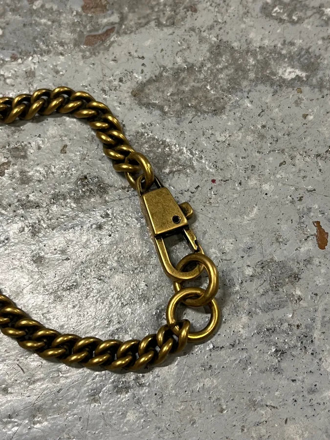 Gucci Gold Color Metal Chain Bracelet zLhcYMn 4