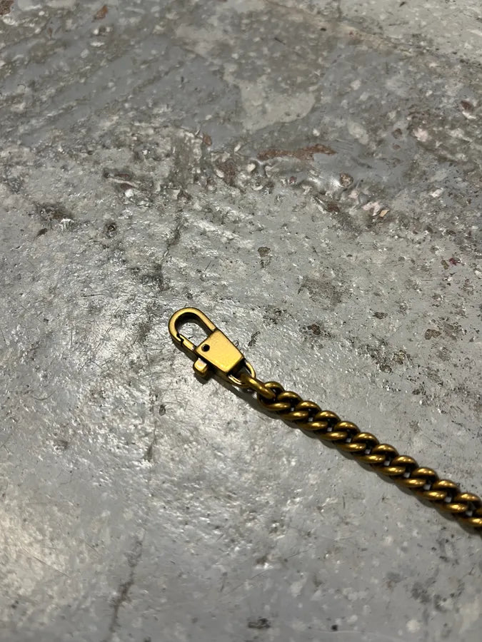 Gucci Gold Color Metal Chain Bracelet zLhcYMn 6