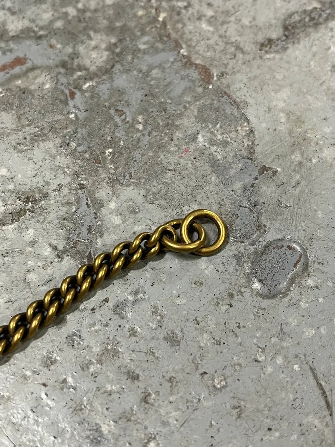 Gucci Gold Color Metal Chain Bracelet zLhcYMn 7