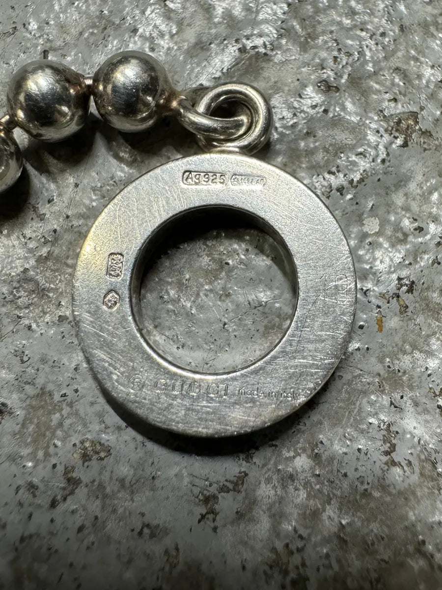 Gucci Grey Anchor Chain Silver 925 Bracelet xrmWfKQ 3