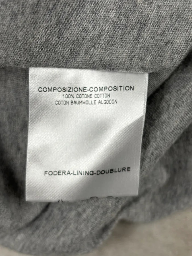 SS2007 Gucci Grey Minimalist Longsleeve T-Shirt osbscxI 8