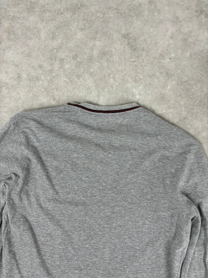 SS2007 Gucci Grey Minimalist Longsleeve T-Shirt osbscxI 5