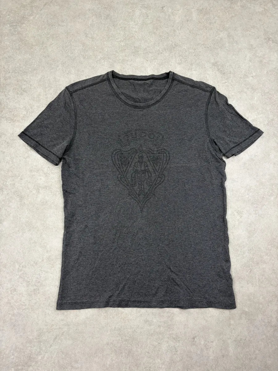 SS2013 Gucci Grey Logo T-Shirt by Frida Giannini QhEOSPE 0