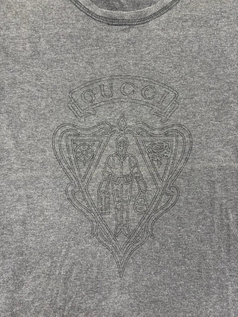 SS2013 Gucci Grey Logo T-Shirt by Frida Giannini QhEOSPE 4