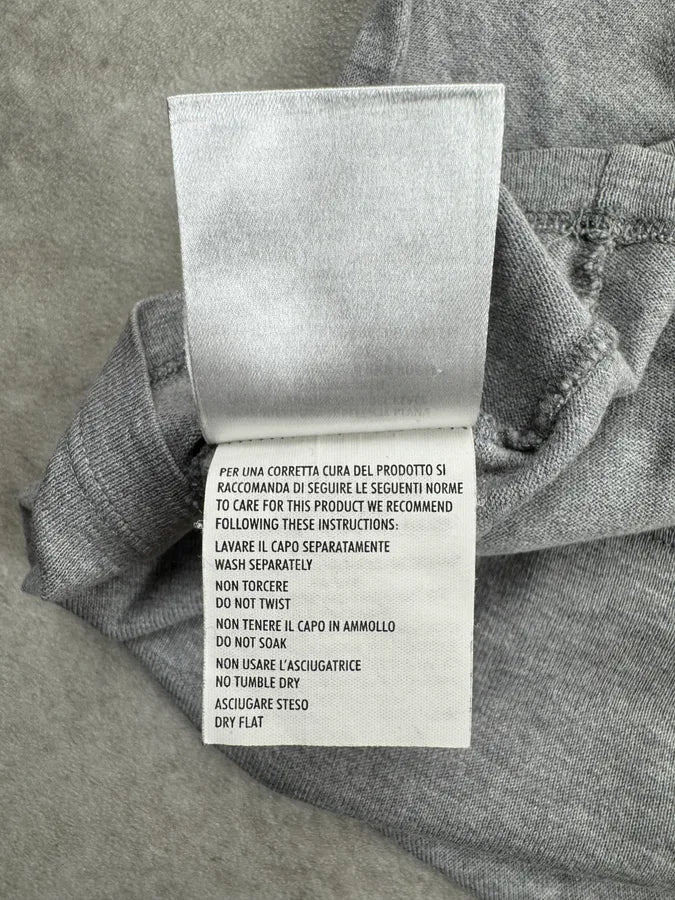 2000s Gucci Grey Signature Web Stripe Polo QZvhueZ 8