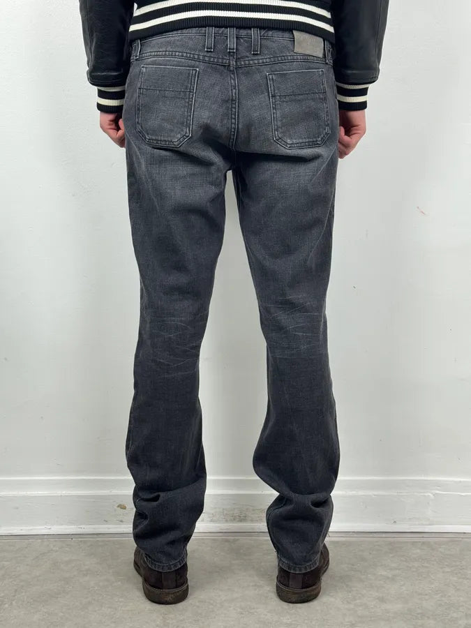 2010s Gucci Grey Denim Straight-Leg Jeans gtAFKeF 3