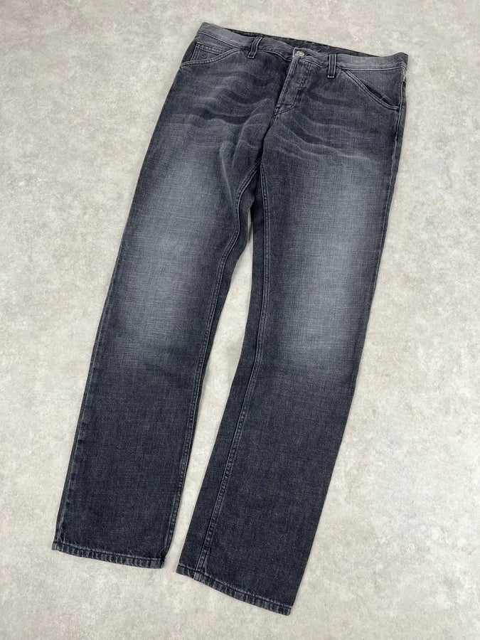 2010s Gucci Grey Denim Straight-Leg Jeans gtAFKeF 4