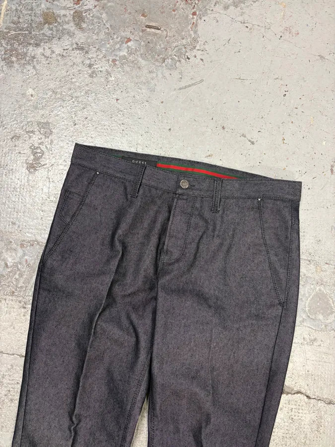 AW2009 Gucci Grey Denim Signature Jeans by Frida Giannini FdquvGy 4