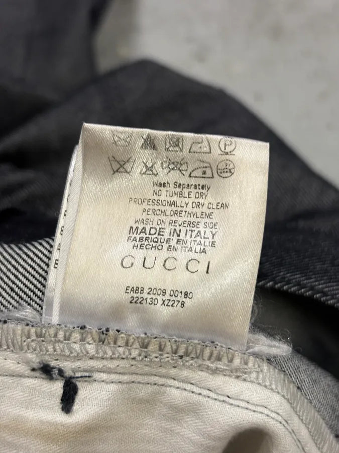 AW2009 Gucci Grey Denim Signature Jeans by Frida Giannini FdquvGy 11