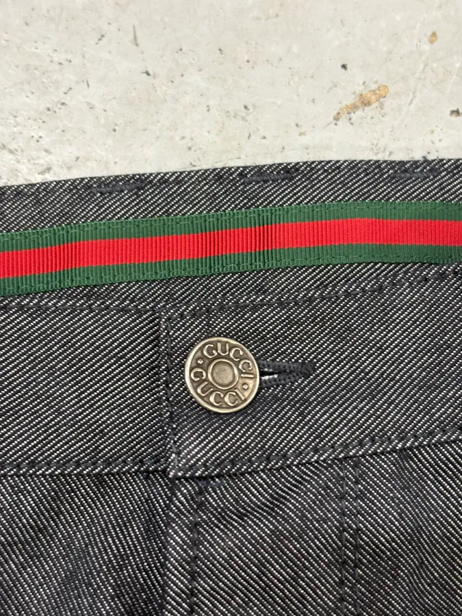 AW2009 Gucci Grey Denim Signature Jeans by Frida Giannini FdquvGy 7